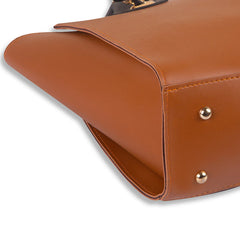 OPAL CARAMEL BROWN HANDBAG