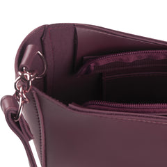 BLOOM MEROON HANDBAG