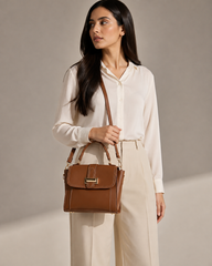 NEXA BROWN HANDBAG