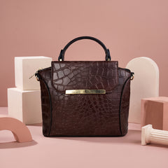 ROYAL EMBER CHOCO BROWN HANDBAG