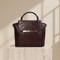 ROYAL EMBER CHOCO BROWN HANDBAG