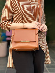 DOVE BROWN HANDBAG