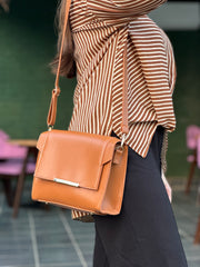 DOVE BROWN HANDBAG
