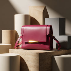 DOVE MEROON HANDBAG