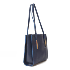 CANVA BLUE TOTE BAG