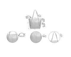 NACHO TOTE 3 PCS GREEN