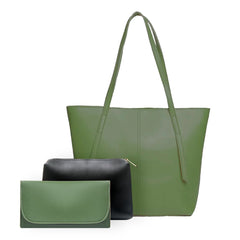 NACHO TOTE 3 PCS GREEN