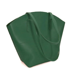 ROSE TOTE GREEN HANDBAG