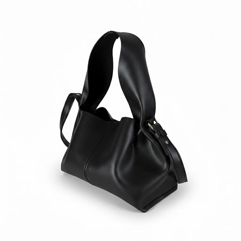 Lapin Black women's shoulder bag in black by Bag X