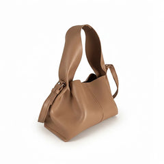 Lapin Brown women's shoulder bag in brown by Bag X