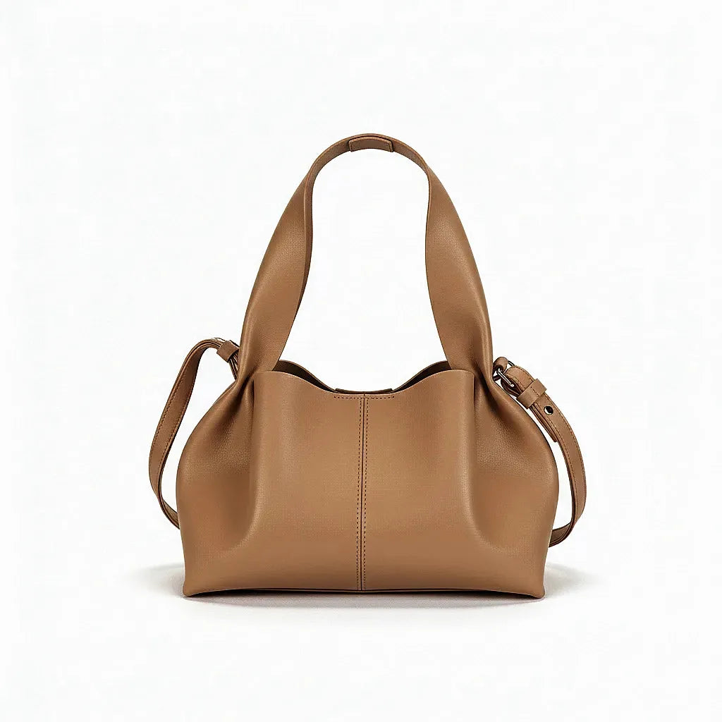Lapin Brown women's shoulder bag in brown by Bag X