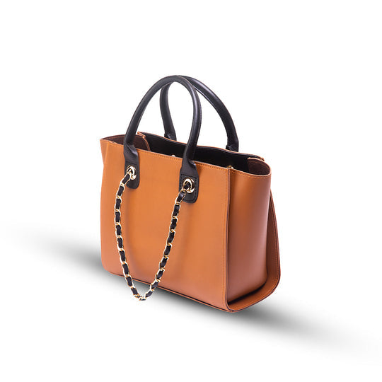 OPAL CARAMEL  BROWN HANDBAG