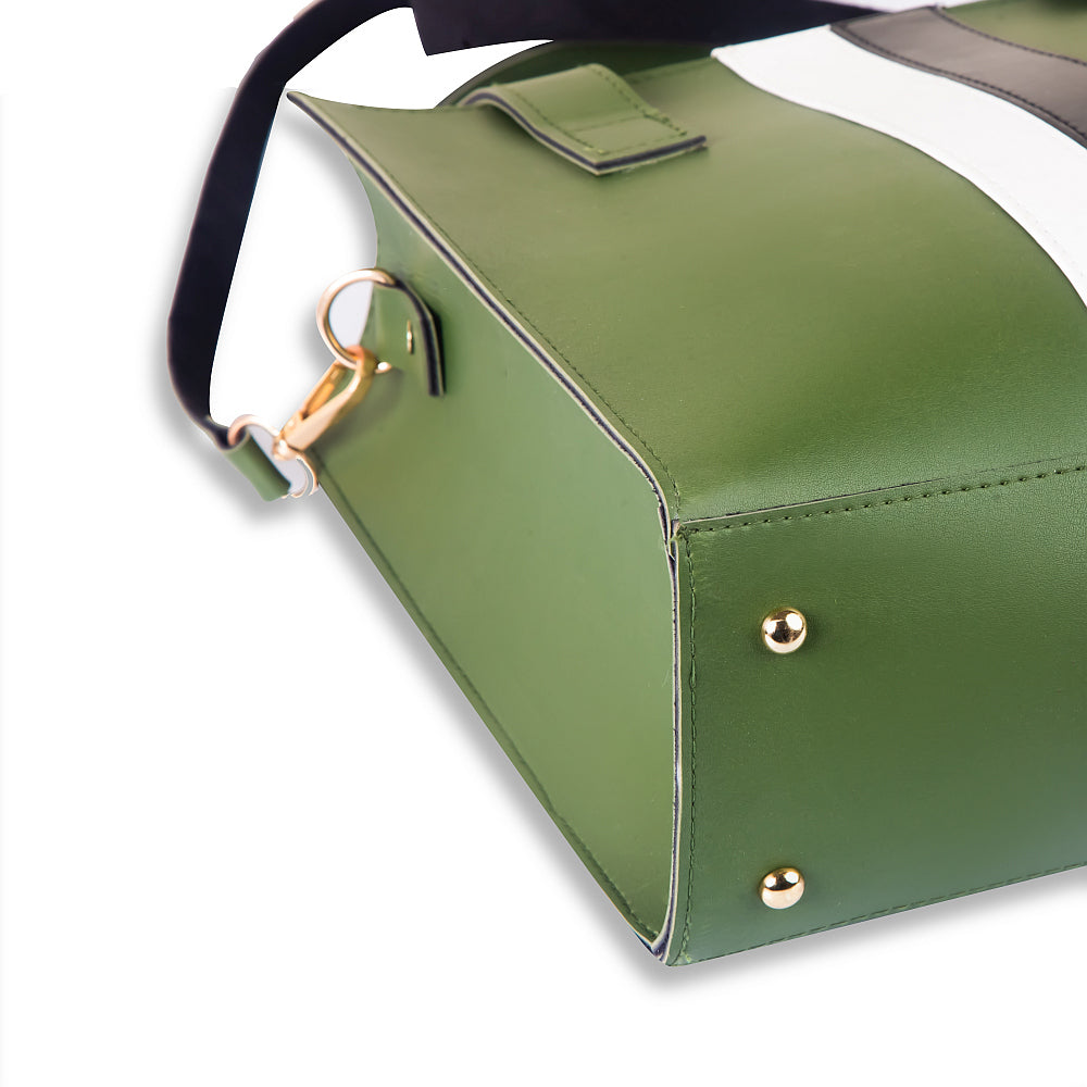 LUNA 3PIECE GREEN HANDBAG