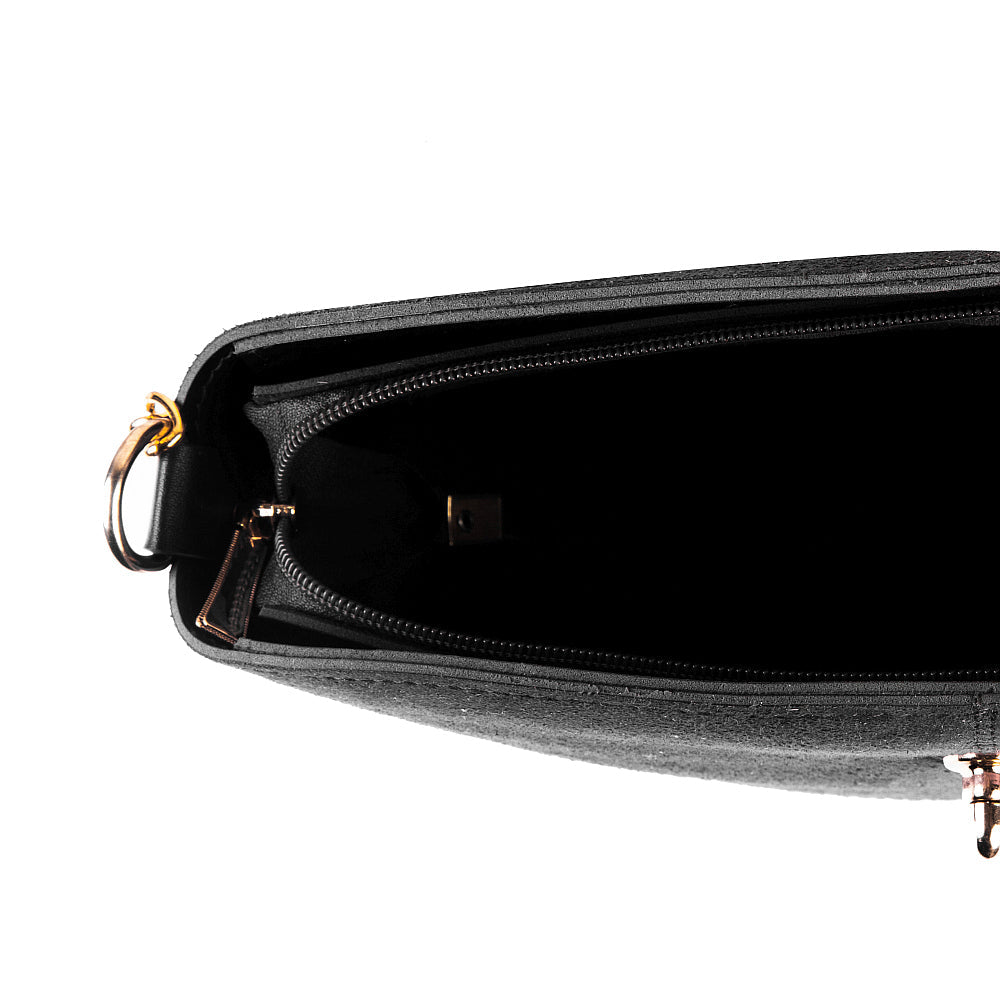 Sable Suede chain Bag Black