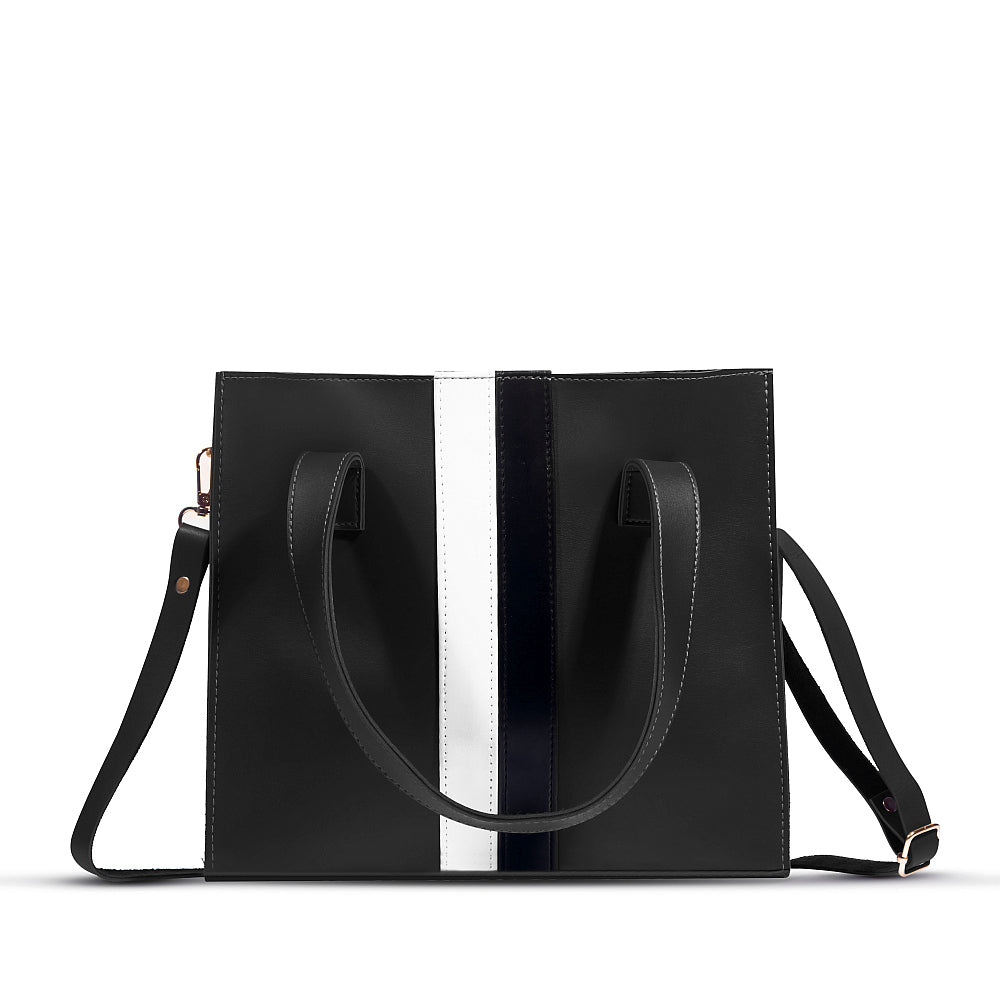 LUNA 3PIECE BLACK HANDBAG