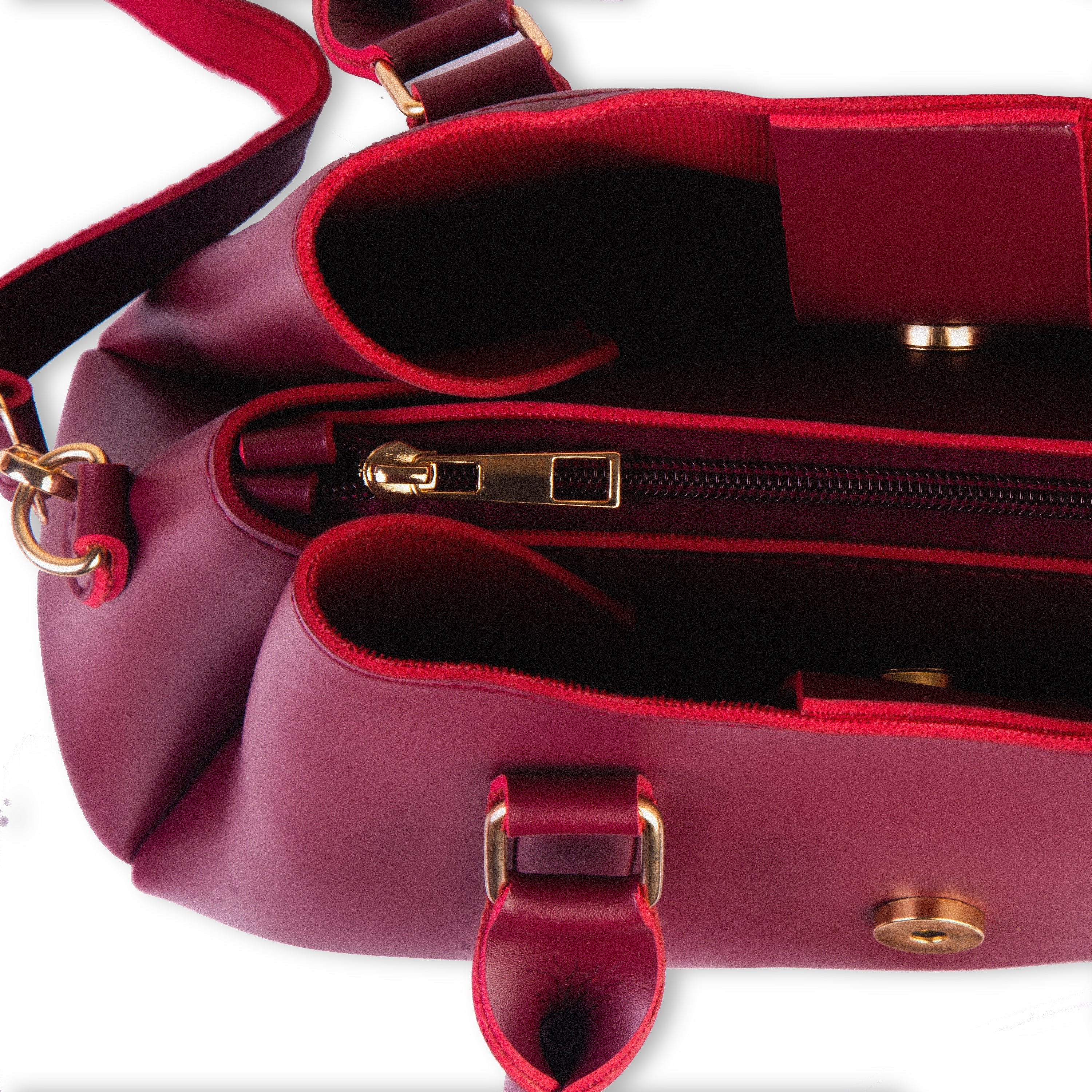 STELLA Tbag Maroon