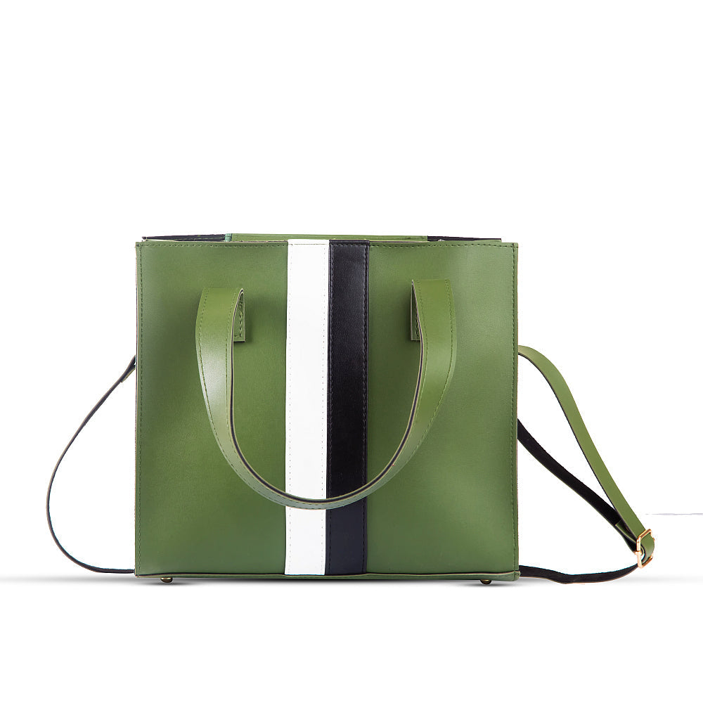 LUNA 3PIECE GREEN HANDBAG