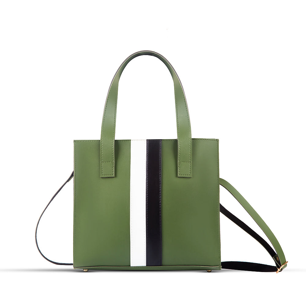 LUNA 3PIECE GREEN HANDBAG