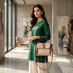 NEXA BEIGE HANDBAG