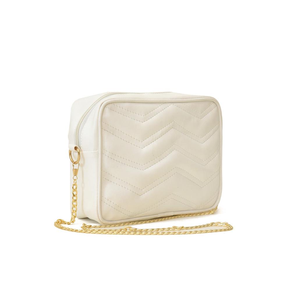 LEVY CROSSBODY WHITE BAG