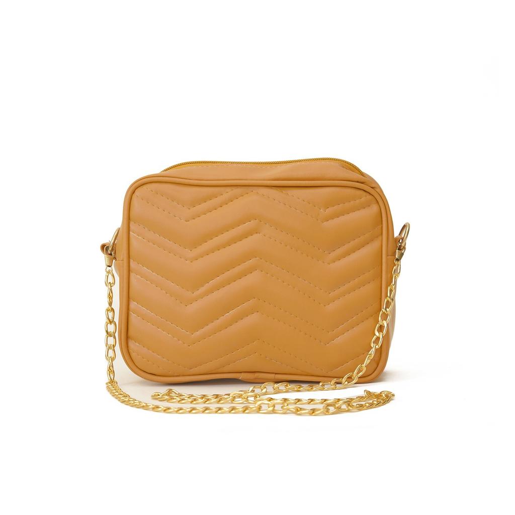 LEVY CROSSBODY MUSTARD BAG