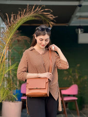 DOVE BROWN HANDBAG