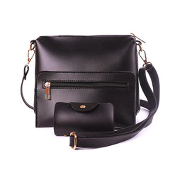 4 piece Black handbag