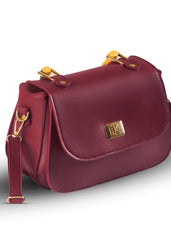 BAMBOO HANDLE MAROON-LEFTOVERS