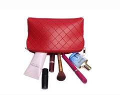 TULIP RED MAKEUP POUCH