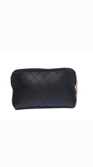 TULIP MAKEUP POUCH BLACk