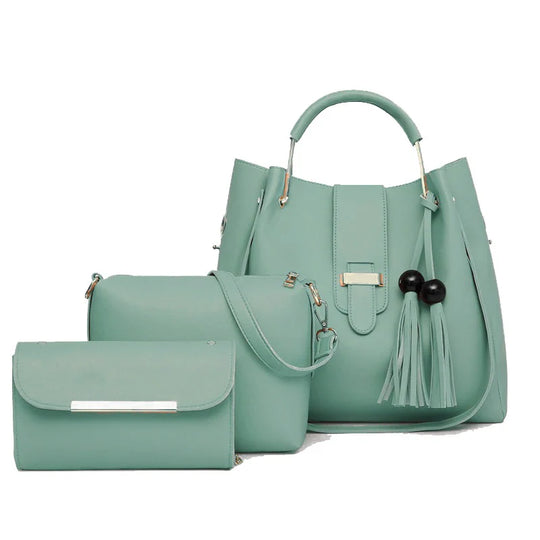 AQUA 3PIECE ASTER HANDBAG