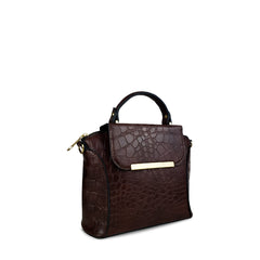 ROYAL EMBER CHOCO  BROWN HANDBAG