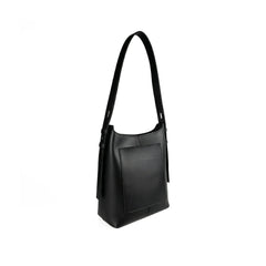 VELORA SHOULDER BLACK HANDBAG