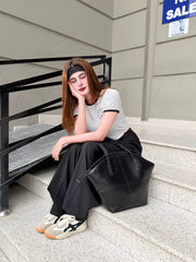 ROSE Tote Bag Black