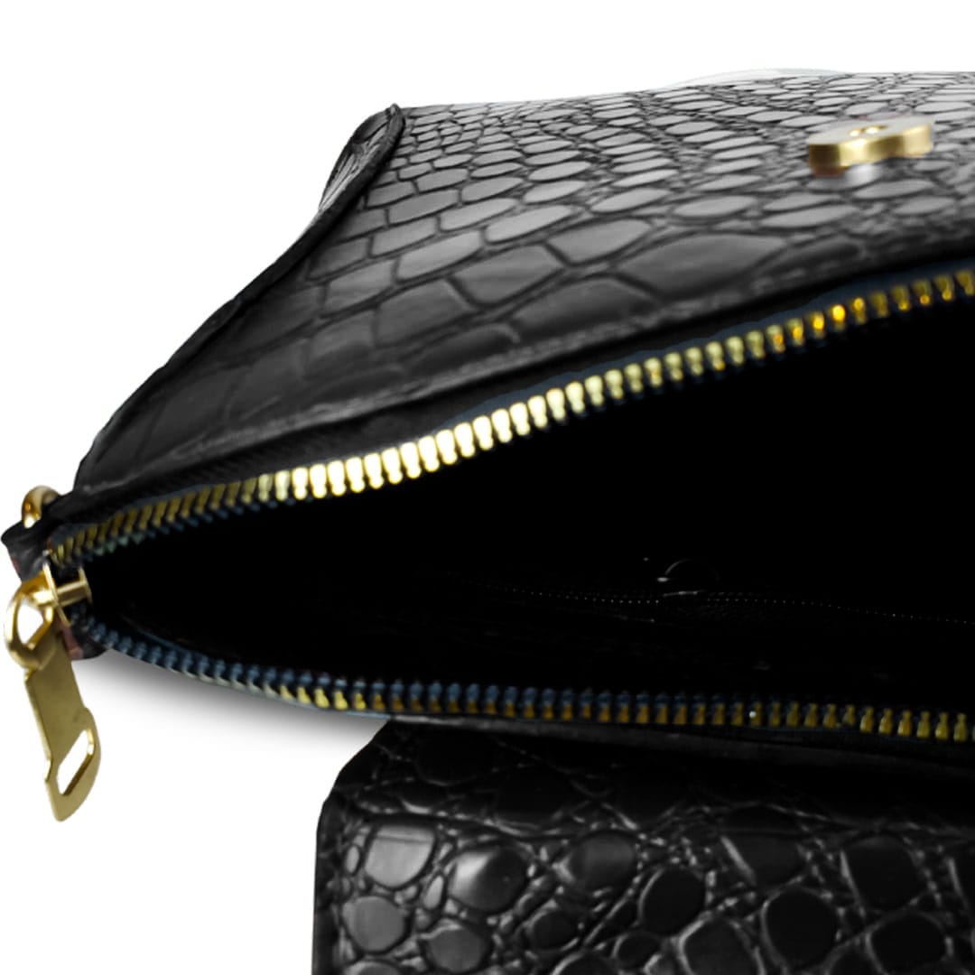 ROYAL EMBER BLACK HANDBAG