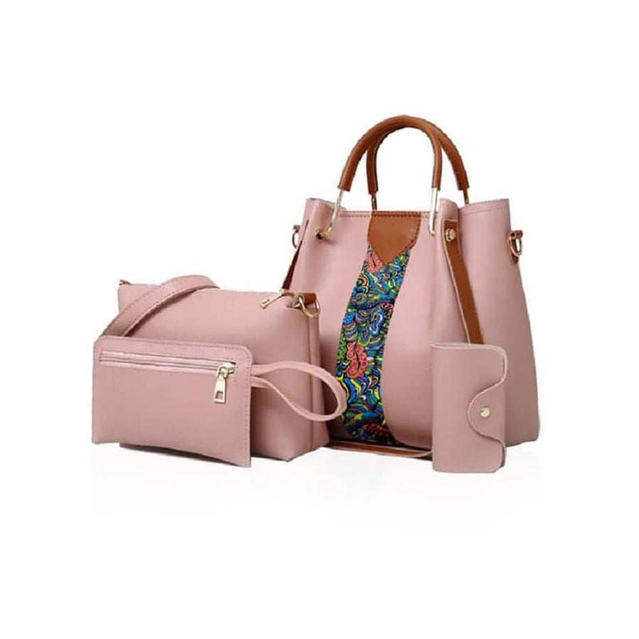 4 piece Tea Pink handbag